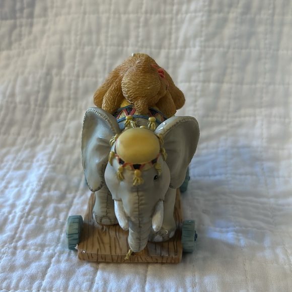 Vintage 1995 Cherished Teddies Collectible bear figurine- #103977 — “Elephant” - Picture 2 of 9